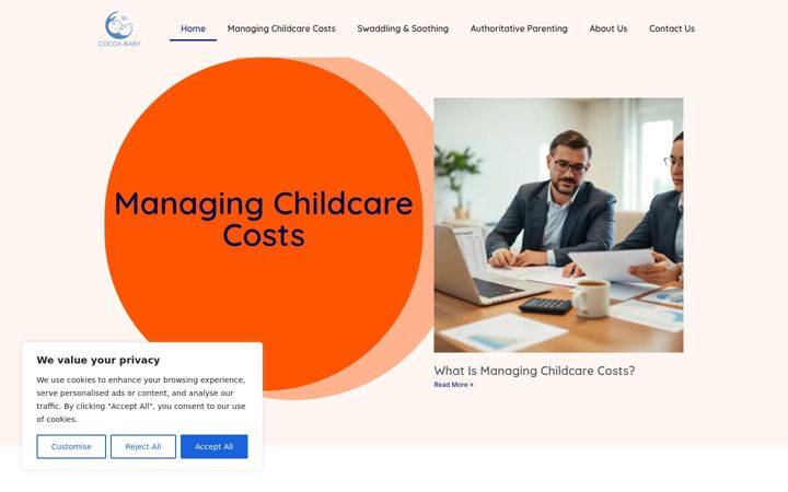Screenshot of cocoa-baby.com
