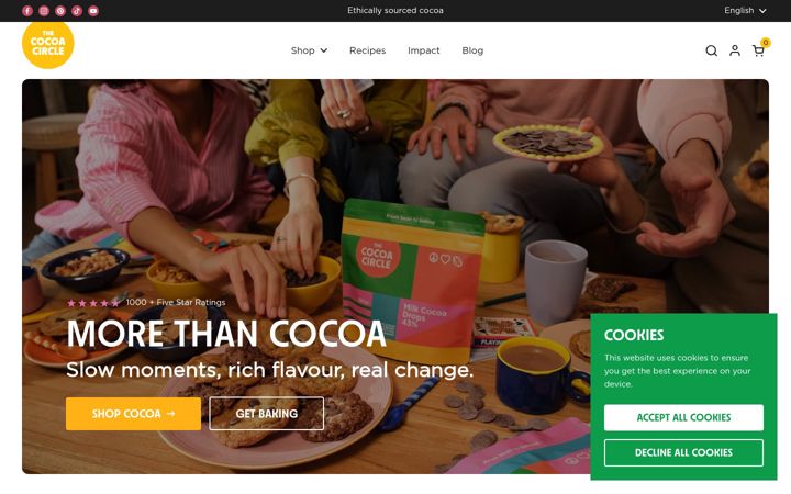 Screenshot of cocoacircle.com