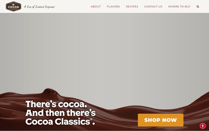 Screenshot of cocoaclassics.com