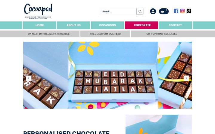 Snímek obrazovky cocoapod.co.uk