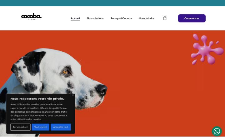 Screenshot of cocoba.ca
