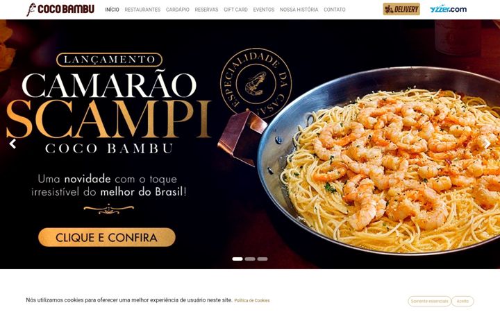 Screenshot of cocobambu.com