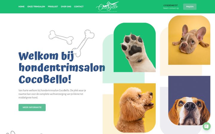 Skjermbilde av cocobelloveghel.nl