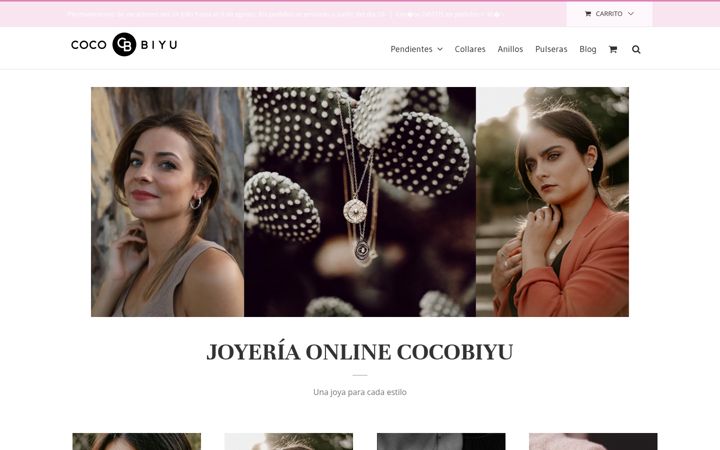 Screenshot of cocobiyu.es