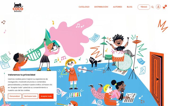 Screenshot of cocobooks.com