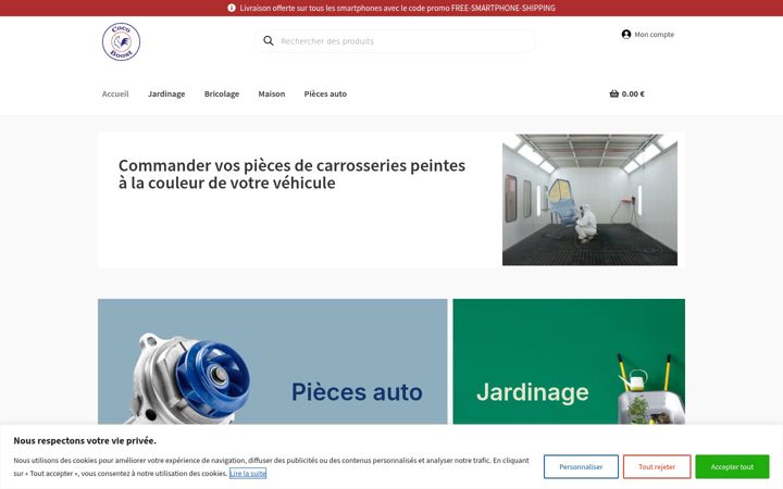 Screenshot of cocoboost.fr
