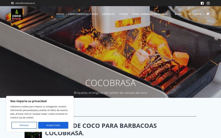 Screenshot of cocobrasa.es