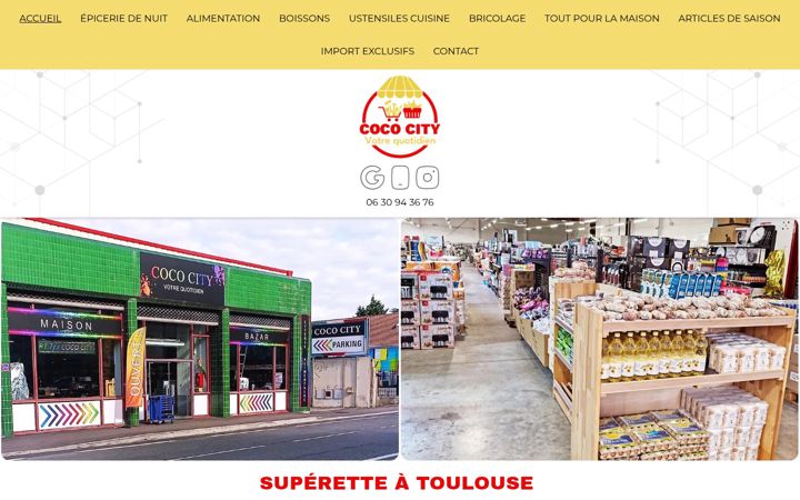 Captură de ecran a cococity-discount.fr