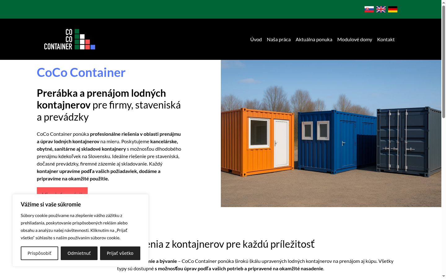 Screenshot tal-banner tal-kunsens muri qabel kwalunkwe interazzjoni