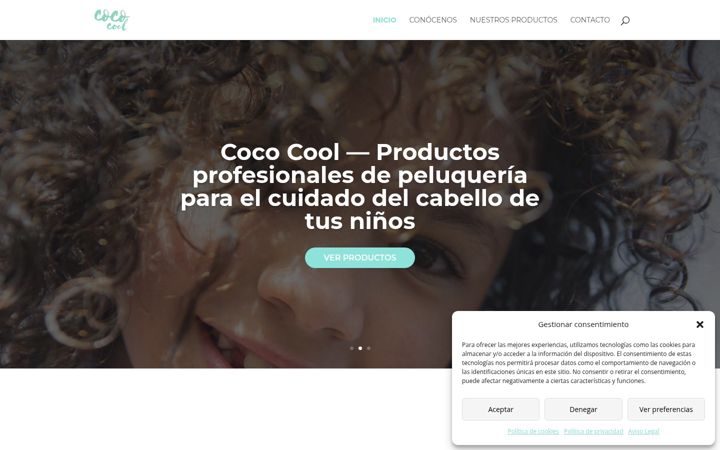 Captura de ecrã de cococool.es