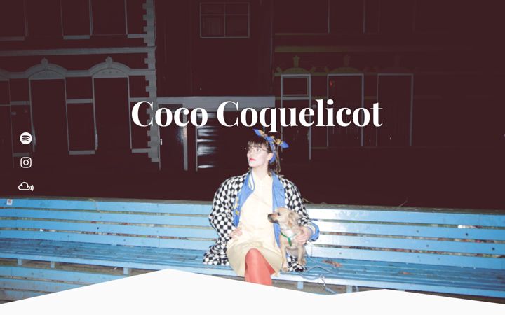 Screenshot of cococoquelicot.nl