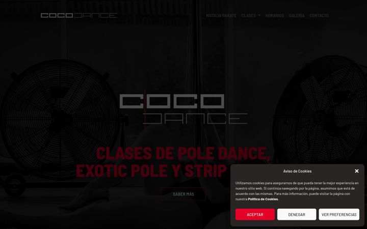 Screenshot of cocodance.es