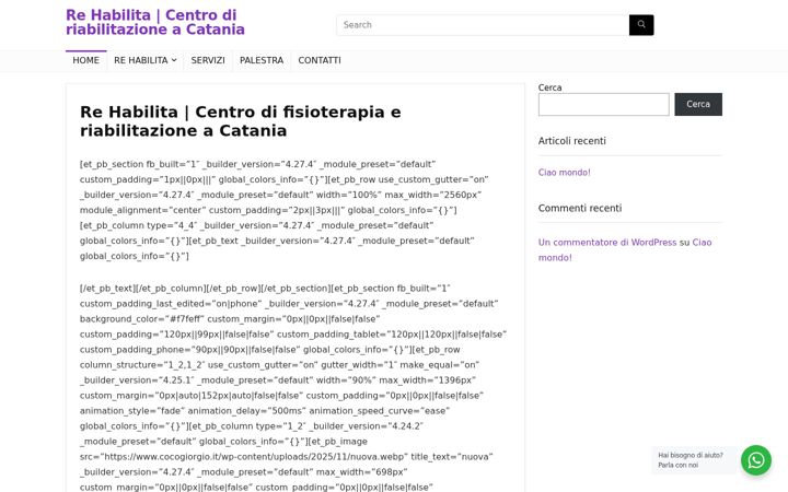 Screenshot of cocogiorgio.it