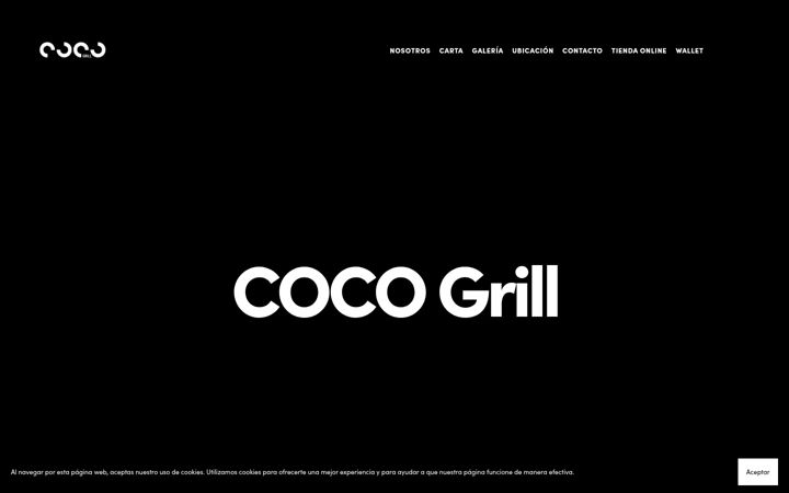 Captura de ecrã de cocogrill.es