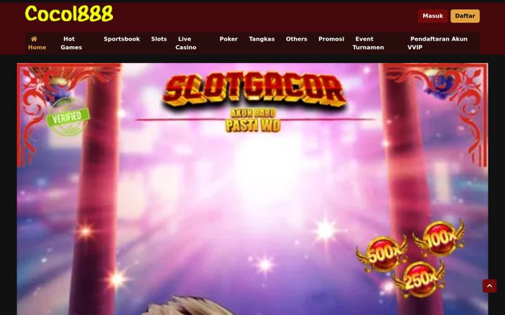 Screenshot of cocol888.com
