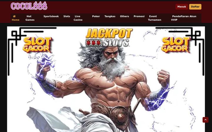 Screenshot of cocol888.net
