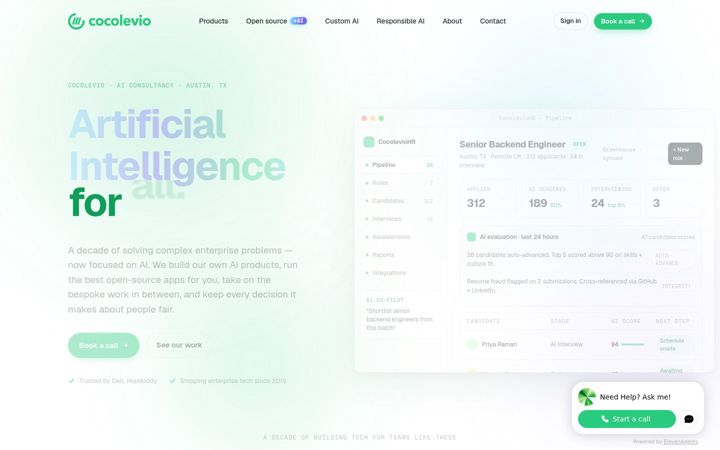 Screenshot of cocolevio.com