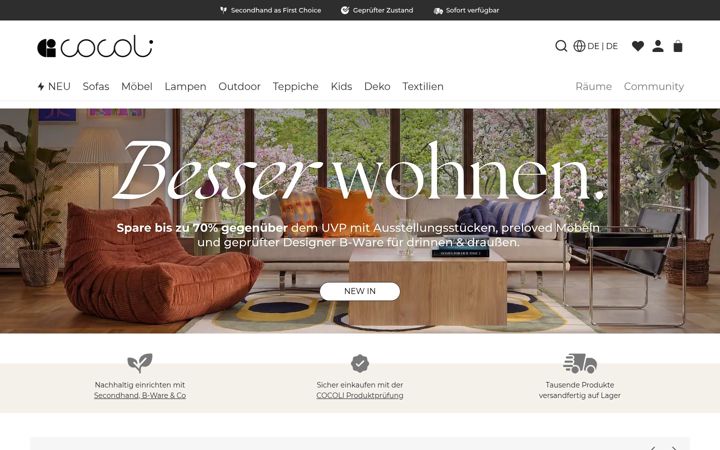 Screenshot of cocoli.com