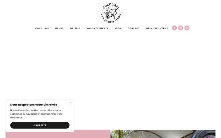 Captură de ecran a cocolibri-foodtruck.fr