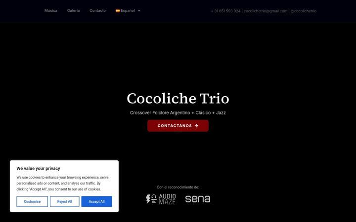 Screenshot of cocolichetrio.com