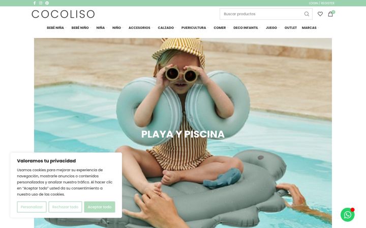 Screenshot of cocolisoshop.com