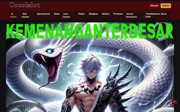 Screenshot of cocolslot.com