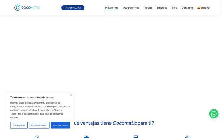 Captura de ecrã de cocomatic.es