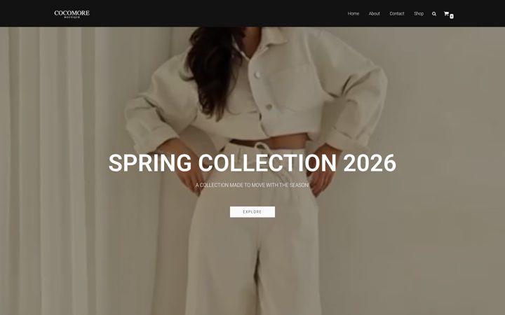 Screenshot of cocomore.co.uk