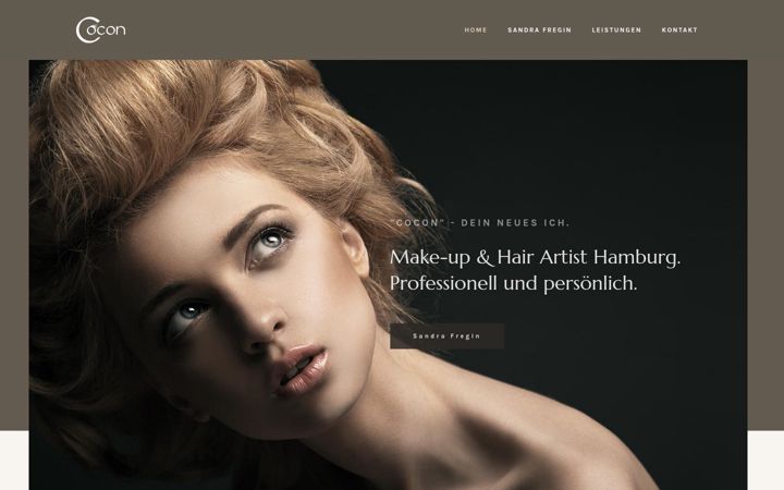 Screenshot of cocon-makeup.de