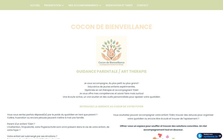 Screenshot of cocondebienveillance.com