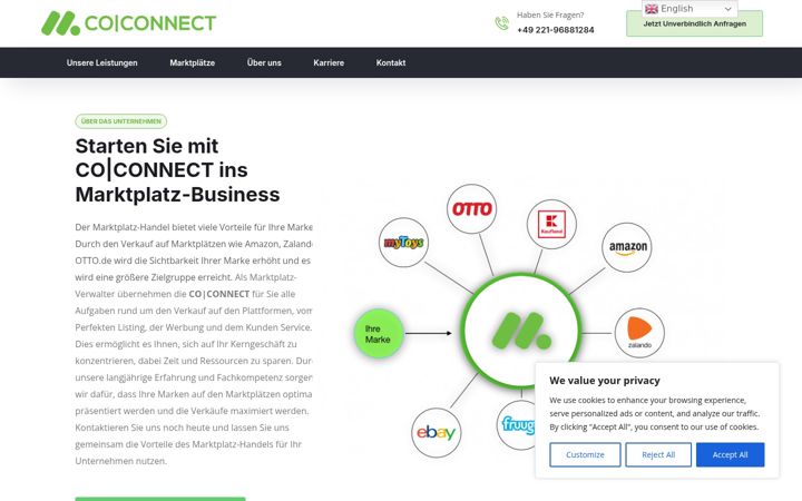Screenshot of coconnect.net
