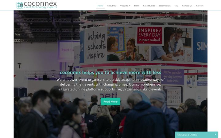 Captura de ecrã de coconnex.com