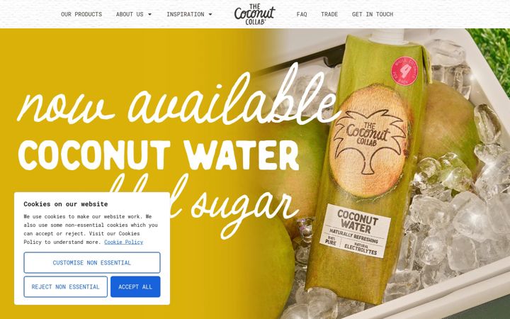 Screenshot of coconutco.co.uk