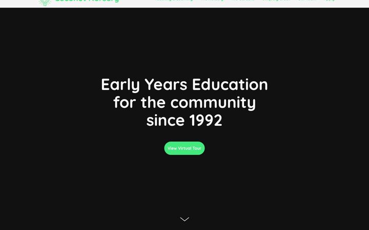 Screenshot of coconutnursery.co.uk