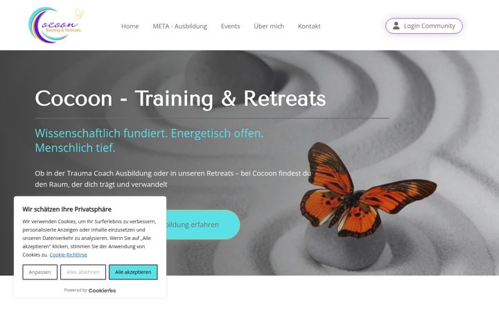 Screenshot of cocoon-trainings.com