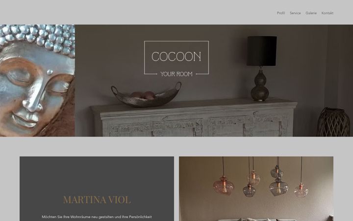 Screenshot of cocoon-your-room.com