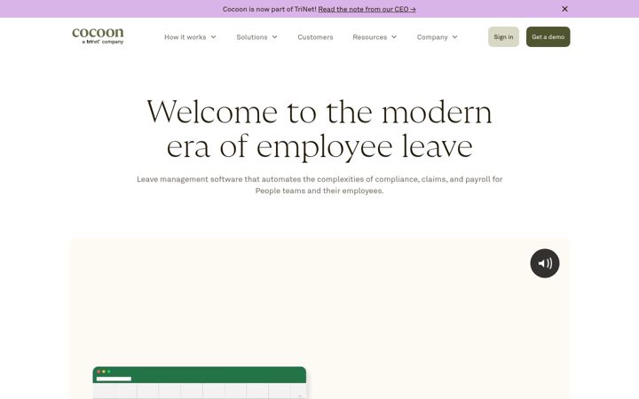 Screenshot of cocoon.com