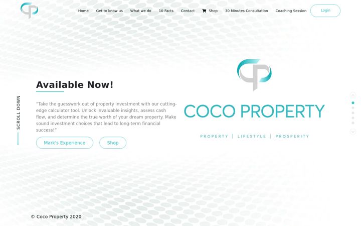 Screenshot of cocoproperty.com.au