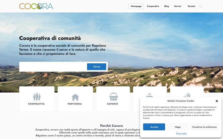 Screenshot of cocora.it