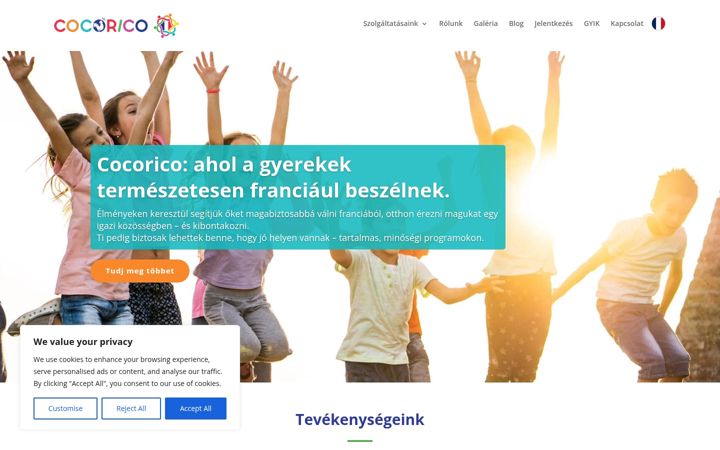 Képernyőkép: cocorico.hu