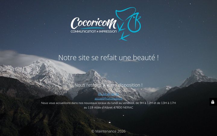 Screenshot of cocoricom.fr