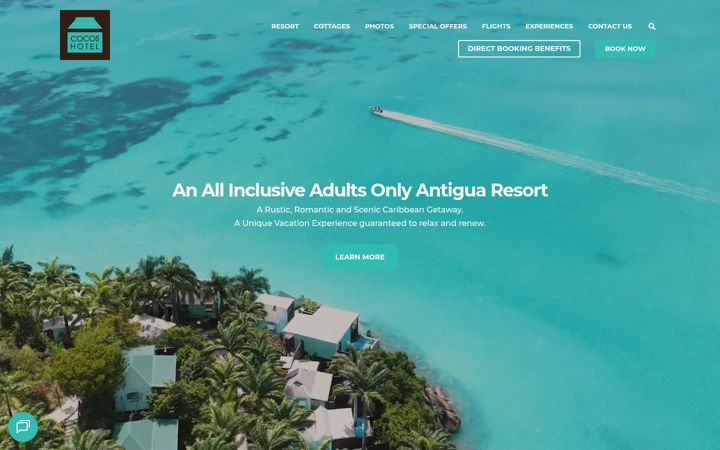 Screenshot of cocoshotel.com