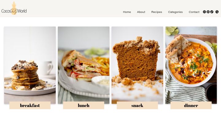 Screenshot of cocostastyworld.com