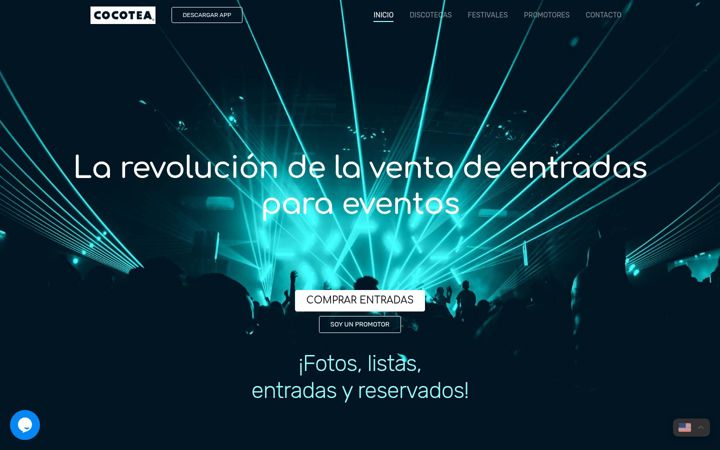 Screenshot of cocotea.es