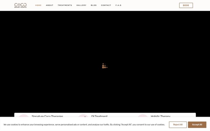 Screenshot of cocotherapies.com