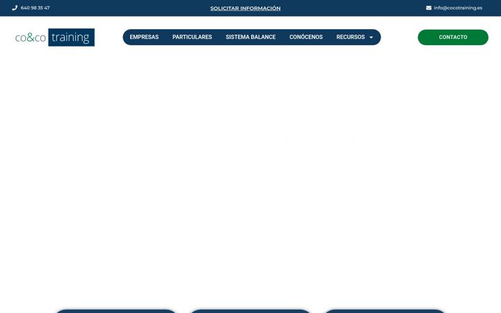 Screenshot of cocotraining.es