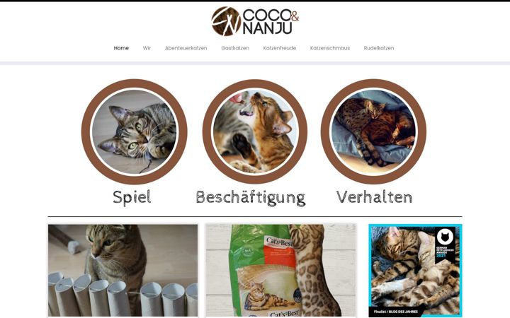 Screenshot of cocoundnanju.de