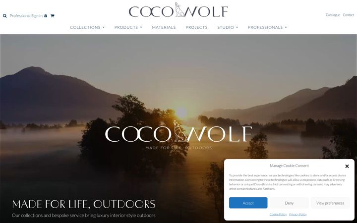 Skærmbillede af cocowolf.co.uk
