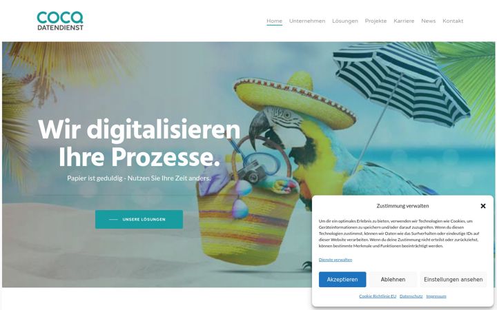 Screenshot of cocq.de