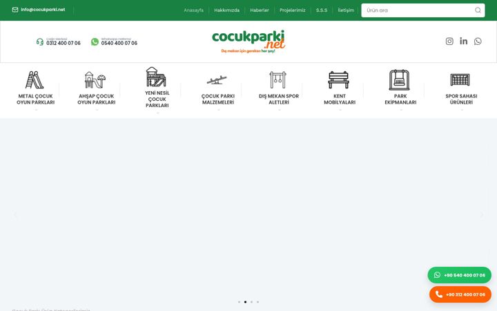 Screenshot of cocukparki.net